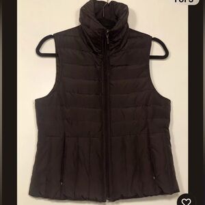 Kenneth Cole Reaction Black Down Filled Brown puffer vest